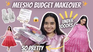 Meesho Budget Makeover Under 1000Rs/- 😍 Footwear, Outfit, Jewellery ✨Outfit for Raksha Bandhan 🫶