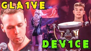 Gla1ve Eats Confetti! Dev1ce Breakes Major Trophy! CS:GO Twitch Clips