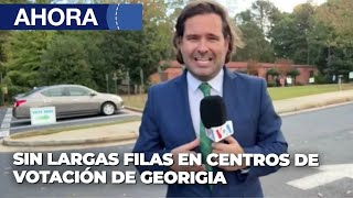 Sin largas filas en centros de votación en Georgia - 5Nov