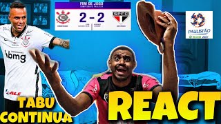 QUE GOLAÇO DO LUAN!! | REACT-REAÇÃO:CORINTHIANS 2X2 SAO PAULO