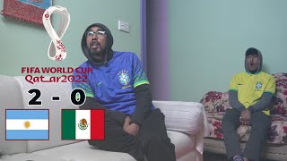 ARGENTINA 2-0 MEXICO | MESSI GOAL MESSI WONDERSTRIKE | FIFA WORLD CUP 2022 REACTION| BRAZIL REACTION