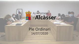 PLE ORDINARI 14/07/2020