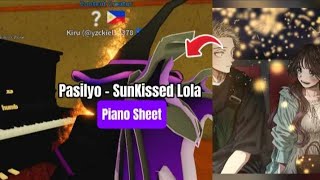 SunKissed Lola - Pasilyo [ FULL SONG ] | Roblox Piano🎹【 sheets in desc 】