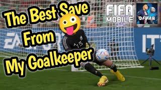 "Wait Until You See This Mindblowing Save!" | Fifa Mobile Indonesia