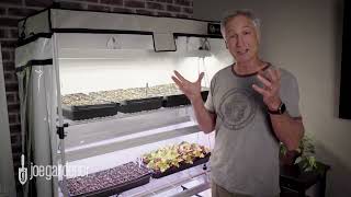 Active Grow 3-Tier LED Walden Grow Tent Rack Kit Review by Joe Lamp'l @joegardenerTV