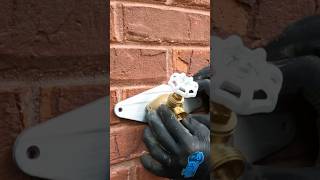 Replacing an outdoor faucet 🌱💦 #plumbing #plumber #shortsvideo