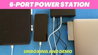 Review of USB-C 96W Fast Charger with 6-ports by Geekera for Travel and home office