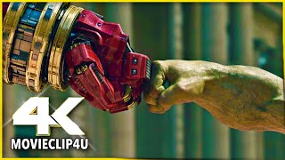 Hulk Vs Hulkbuster Fight Scene - Avengers Age of Ultron | 4k Movie Clip | MᴏᴠɪᴇCʟɪᴘ4ᴜ | [4K 60FPS]