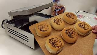 Orioles Logo Bun Branding machine by Brand-First