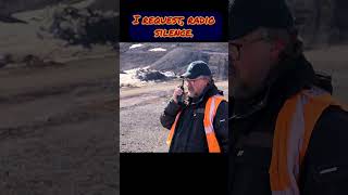 Blowing up volcanic rock in Antarctica