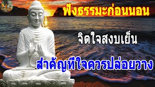 ฟังธรรมะก่อนนอน สำคัญที่ใจควรปล่อยวางหลับง่ายขึ้นทั้งที่รู้ว่าทุกข์เเต่ก็ยังหลง พระพุทธรูปไทยChannel