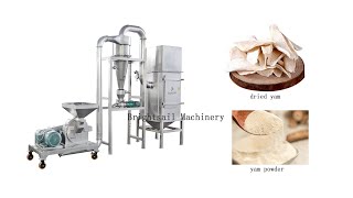 Root Grinding Machine Yam Flour Making Machine Self-absorb Grinding Set