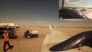 Great Lakes Airlines B1900D Landing in Denver (KDEN) *Dual Wing View - HD*