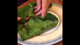 Raw Vegan Carrot Salad Collard Wraps