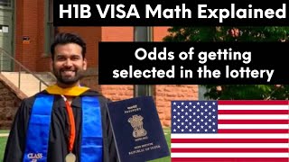 H1B visa Lottery FY 2022-23 | Probability in 1,2,3,4 and 5 attempts | Data Analysis