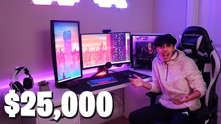 My New 2020 Fortnite Gaming Setup / Room Tour! ($25,000+)