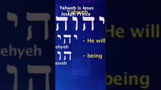 Yahweh is Jesus!!| Joseph Prince#Jesus