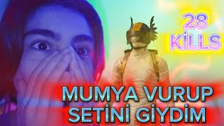 RAKİBİ VURUP MUMYA, SETİNİ GİYDİM😃#pubg #pubgmobile