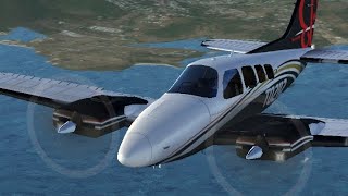 Flight Simulator 2017 FlyWings by Thetis Game - BeechCraft G58  Hawaii flight