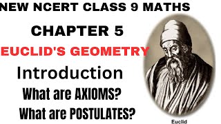 NEW NCERT CLASS 9 MATHS CHAPTER 5 EUCLID'S GEOMETRY INTRODUCTION IN TAMIL