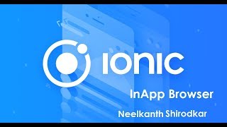 Ionic 6 In App Browser Tutorial - cordova plugin Ionic Framework