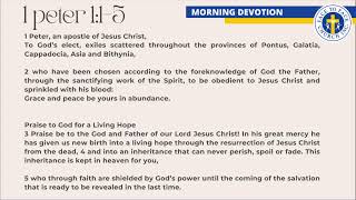 Friday Morning Devotion: Kept by the Power of God