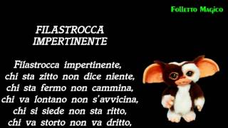 Filastrocca impertinente Gianni Rodari Gremlins canzoni per bambini