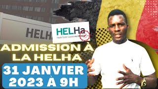 ADMISSION à la HELHA: (Quelles sont Les différentes étapes à valider ?)