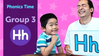 Group 3: Hh | Phonics Time with Masa and Junya | Made by Red Cat Reading