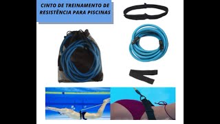 Cinto Treinamento Resistencia Mergulho Piscinas Pequenas