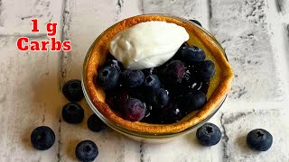 Easy Keto Blueberry Pie - Gluten-Free and Sugar-Free