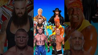 Cody Rhodes, Brock Lesnar, Braun Strowman VS The Undertaker, Hulk Hogan, Goldberg 👹 #wwe