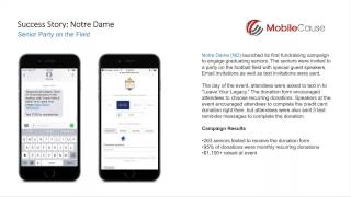 MobileCause Best Practices for Higher Education