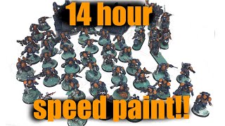 Painting a Warhammer Army in 14 hours