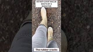 #shorts How to protect your wellie boots