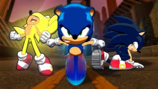 Playable Sonic X in Sonic World DX