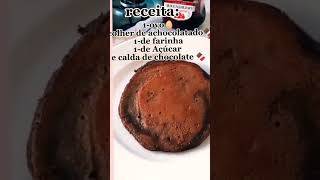 Panqueca de chocolate 🍫  simples fácil e rápido