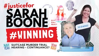 #SarahBoone finally #Winning ! Hero Lawyer James 💥 at Continuance Hearing #JusticeforSarahBoone ✊