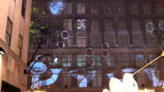 Video-Mapping show at Rockefeller Center