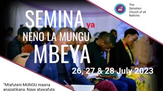 SEMINA MBEYA DAY 3 - 28/07/2023