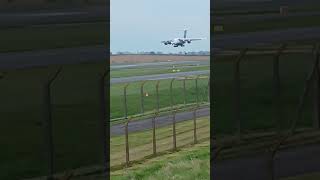 Silkway Airlines IL76 Screeching Into Prestwick Airport (EGPK) | 1/5/24 #aviation #russia #plane