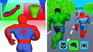 Mashup Hero vs Superhero Transform Shifts |⭐✅❤️✅⭐| All Level Gameplay Android iOS NG4633