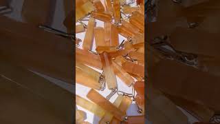 Amazing Natural honey color Calcite pendants PM for price Stock available for sale