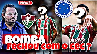 🔥💣DE HOJE! MEIA DO FLUMINENSE PODE ASSONAR PRE CONTRATO COM O CRUZEIRO!