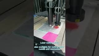 Laser cutting machine taking cutting glass as an example--available for cutting metals and nonmetals