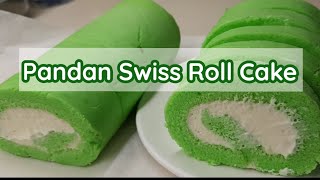 How to make pandan swiss roll recipe, roll cake recipe,pandan roll cake,pandan cake (food)