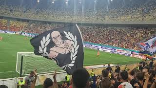 Steaua București......Sepsi! Atmosferă in peluză!SKINS BERCENI!!!  PELUZA Nord!!!