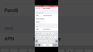 Cum sa setezi internetul pe iOS -  APN nou petntru numere tip Classic si Classic+