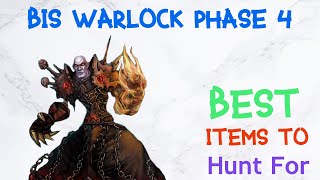 Warlock Best In Slot Phase 4  | Wow Classic Guide