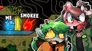 This game ruined our friendship... (Fireboy and Watergirl) | ft. @SmokeeBee